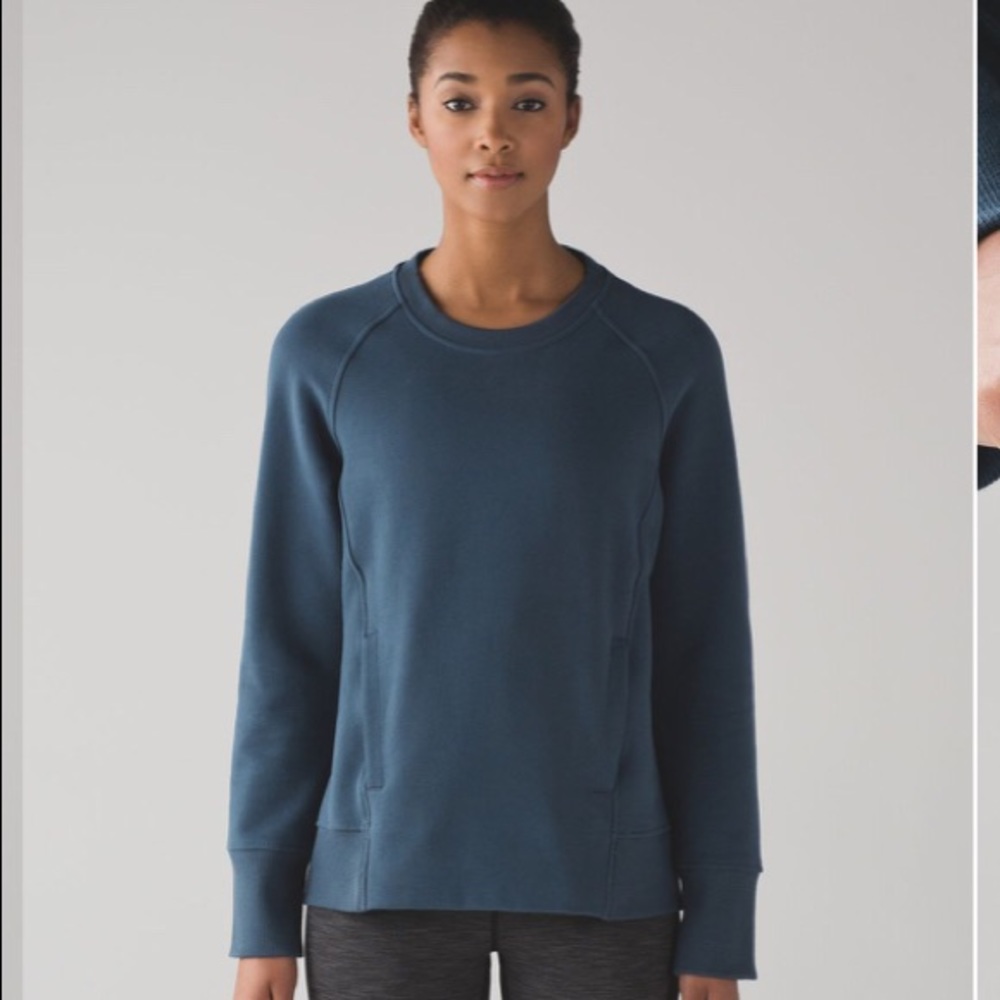 Lululemon‎ Back To It Crew size 12 Astro Blue